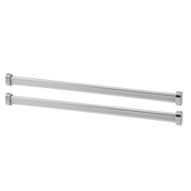 Baodiao Wardrobe Clothes Rod Clothes Rack Rod Holder Clothes Drying Rod Wardrobe Internal Flat Cross Bar Aluminum Alloy Clothes Rod Hardware Accessories