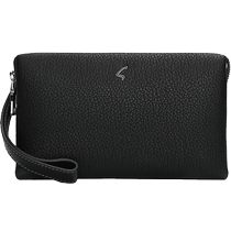 Sachi Mens Bag Genuine Leather Fashion Business Handbag Clutch Bag Casual First Layer Cowhide Large Capacity Handbag Clutch Bag
