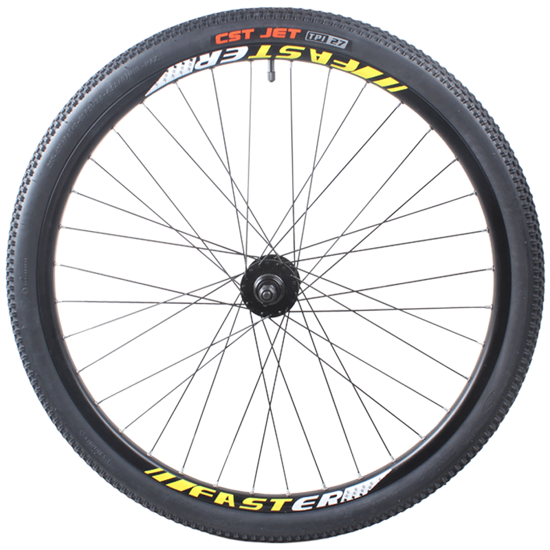 26寸山地车碟刹款轮组21速24速27速变速自行车前后车轮总成后轮毂