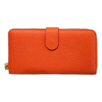 Double-layer large-capacity genuine leather handbag for women 2024 new pure cowhide two-in-one wallet ID bag for mobile phone