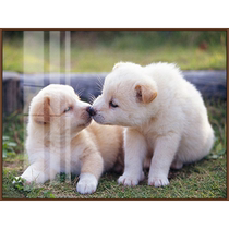 Simple modern cross stitch 2020 new style full embroidery for living room small cute dog bedroom print simple embroidery by yourself