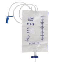 Медицинский дренажный мешок одноразовое использование мужского женского пожилого пожилого катетера желтого антиконтрагенного спирального открывания мочевой мешок