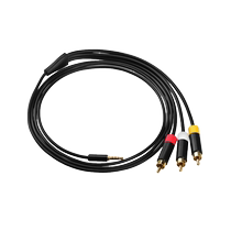 Microsoft xbox360EAV cable 360EAV cable xbox360EAV cable Gold-plated head 360eAV cable 1 8M Aoshuo OSTENT