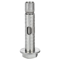 304 stainless steel outer hexagonal expansion screw burst exploding screw lengthened tube-mounted hoisting expansion M6M8