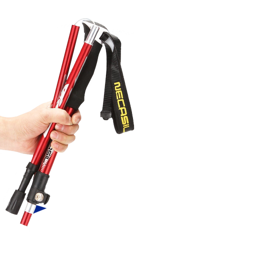 老人防滑拐杖登山杖手杖棍伸缩男女款徒步爬行装备户外轻便携随身