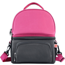 Good woman carrying milk bag breast milk preservation bag ice bag portable milk storage bag for work blue ice refrigeration equipment small backpack