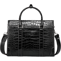 Сумки с кожаными сумками Caravan Crocodile Crocodile Mens handbag