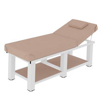 Bold six-legged massage bed massage bed home beauty bed beauty salon special bed with holes for body beauty and eyelash pattern embroidery