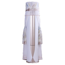 Gree round air conditioner cover vertical round cabinet cover cylindrical air conditioner dust cover without taking off the cabinet air conditioner cover when turned on