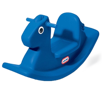 little tikes little tikes rocking horse childrens small wooden horse baby baby toy home stable anti-rollover