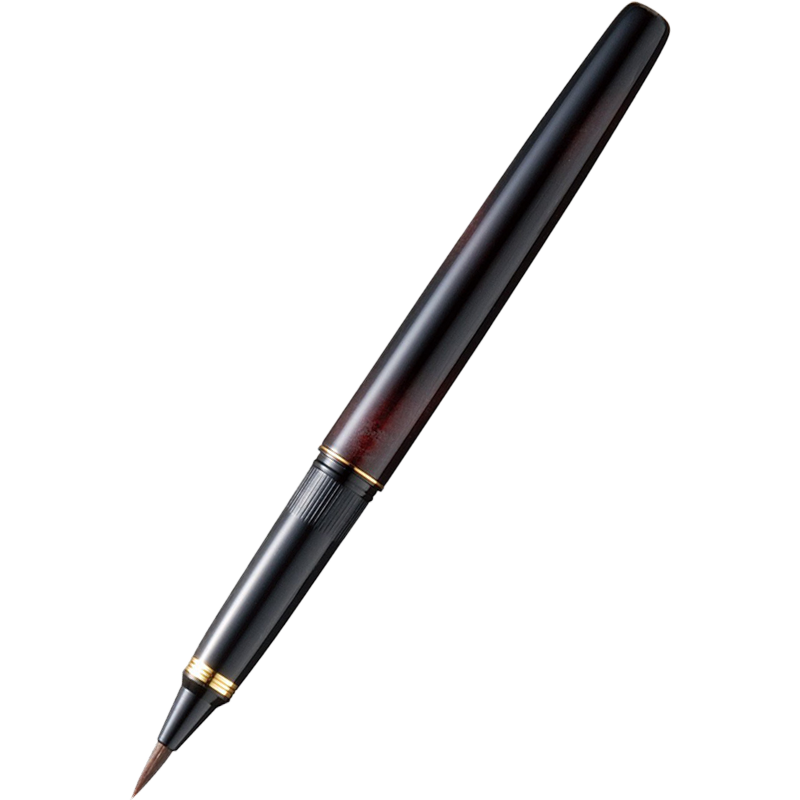 毛筆小筆 Pentel 飛龍日本akashiya天然竹漆調自來水卡式小楷毛筆用筆頭