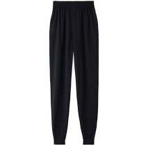 Dance pants for women loose leg-tie carrot pants black dance body pants practice pants adult dance wear pants for men