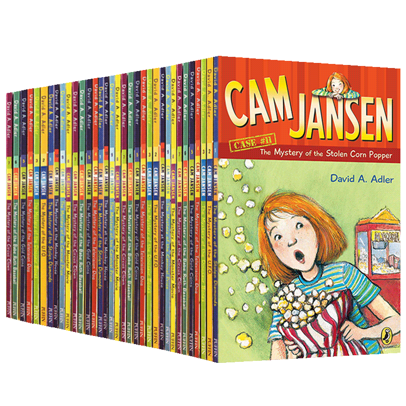 Cam Jansen 少女简森侦探故事1-34套装英文原版儿童初级桥梁章节 Cam Jansen 少女简森侦探故事1-34套装英文原版儿童初级桥梁章节