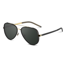 Baosheng retro large frame ultra-clear polarized sunglasses for men and women sun protection driving glasses large face anti-UV PS6003