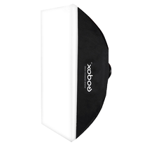 Godox quick-install soft box 50*70 60*90 80*120cm umbrella-type square soft light cover Baorong bayonet folding quick-install portable soft light box flash light outdoor shooting light universal