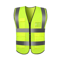 Reflective vest vest construction fluorescent sanitation worker construction safety luminous clothing jacket night riding customization