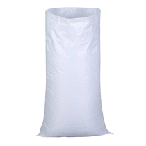 Pu Di white thickened woven bag flood prevention sandbag logistics express moving packing snakeskin bag factory direct sale