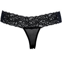 Jinsanta 100% soie sexy en forme de T sous-vêtements pour femmes mûrier soie dentelle creux taille basse string automne