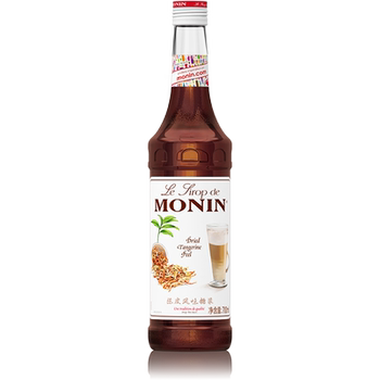 Monin Tangerine Flavor Syrup Glass Bottle 700ml Coffee Cocktail Juice Drink