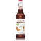 MONIN tangerine peel flavored syrup in glass bottle