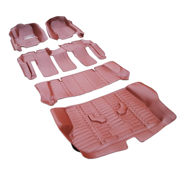 Golden Cup 750 Seven-Seater Full-Coverage Car Floor Mats New Hiace X30L Seven-Seater Van with Trunk Floor Mats