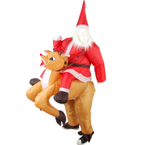 Christmas performance costumes for adults Santa Claus snowman costumes decorations inflatable Santa clothes
