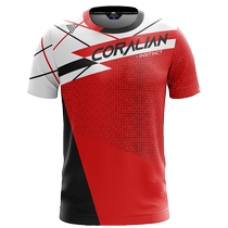 Kolian Korean badminton clothing for men and women fashionable breathable quick-drying short-sleeved suits for couples slimming sportswear