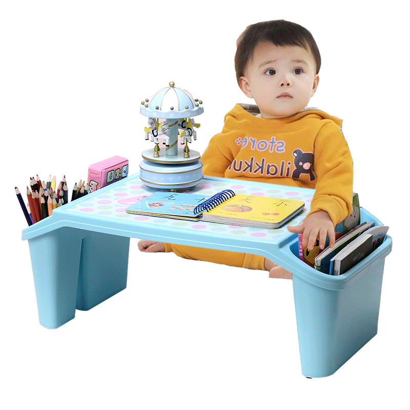 Children's learning plastic bed baby storage table