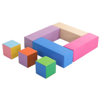 Early education kindergarten soft ball pool combination long stool fence childrens soft package wave pool ocean ball sofa