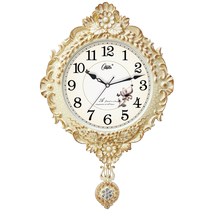 Conbassero в европейском стиле ретро ретро висит часик гостинная роскошная мутная атмосфера часы современные креативные модные кварцевые часы