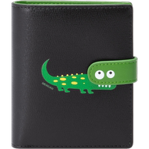 Scarecrow Wallet Womens 2024 New Cartoon Niche Design Wallet Cute Female Student Folding Short Small Wallet