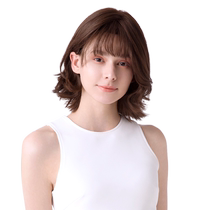 Rebecca wig woman French style light and thin eight-character Liu Haiwavy roll with long curly hair fluffy natural full handloom headgear