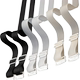 6 ຄູ່ຂອງ matte widened adjustable anti-slip ສາຍບ່າໂປ່ງໃສ