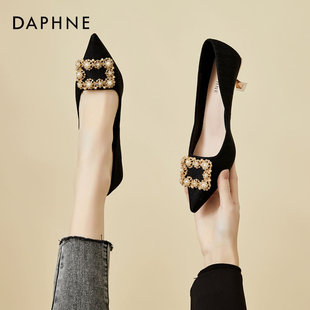 Daphne达芙妮 高跟尖头鞋子