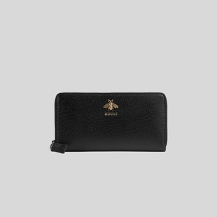 GUCCI 皮革全拉链式钱包