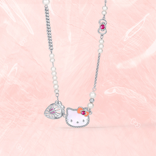 周大生 HelloKitty草莓项链