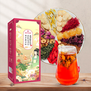 神农金康 藏红花桂圆红枣枸杞茶