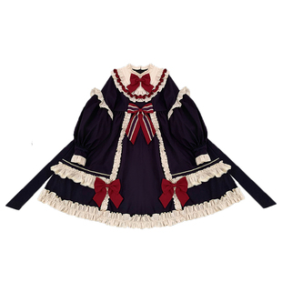 洛悠lolita古典公主娃娃连衣裙