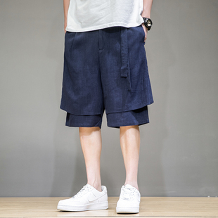 岸谷.视界 夏季宽松中式棉麻汉服