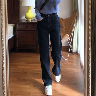 惠夏 宽松显瘦直筒牛仔裤