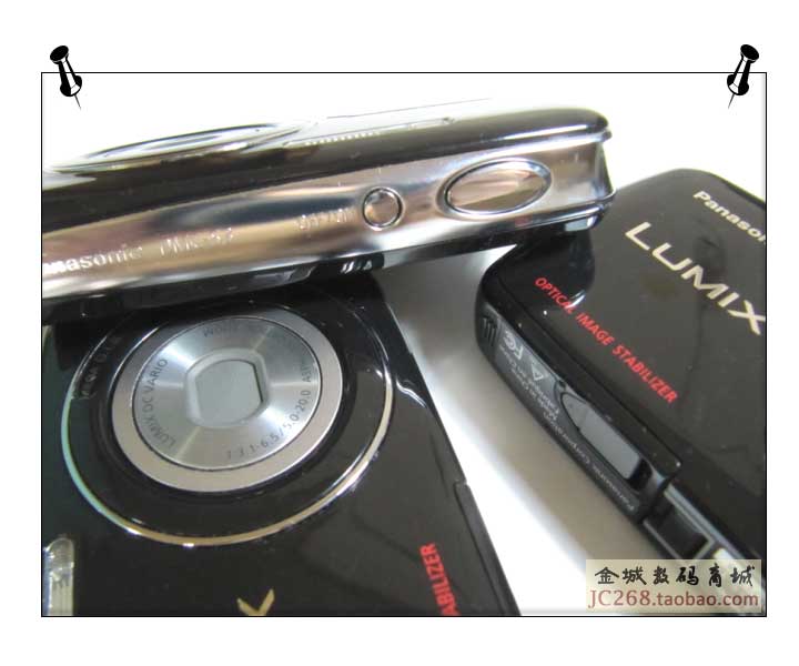 Máy ảnh kỹ thuật số cũ HD / Panasonic DMC-S3GK chống rung chính hãng - Máy ảnh kĩ thuật số máy ảnh fujifilm