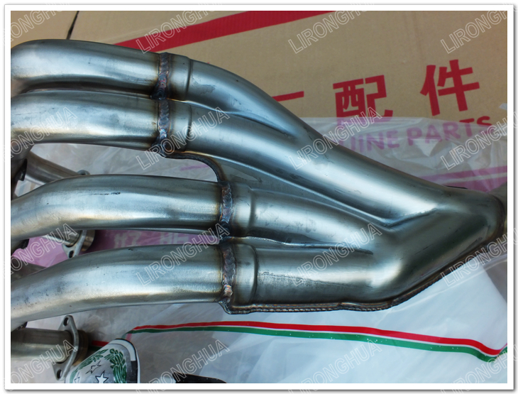 Qianjiang phụ kiện ban đầu Benalio phiên bản ống xả Huanglong BN600 Huanglong BJ600GS phía trước - Ống xả xe máy pô xe wave s 100