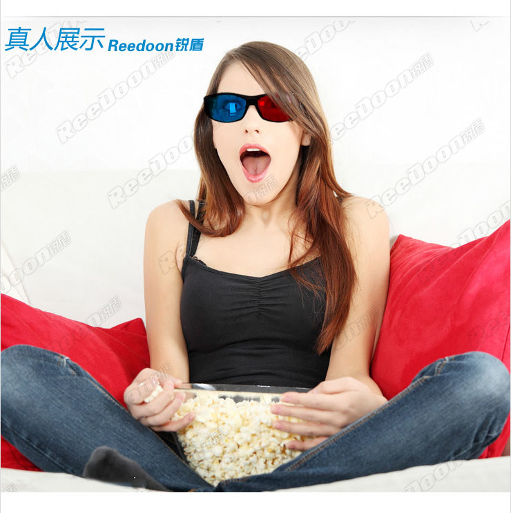 Ruidun đỏ và xanh xung quanh kính 3d máy tính điện thoại di động đặc biệt phim truyền hình stereo kính 3D cận thị chung ba D - TV tivi sony 43x8000g