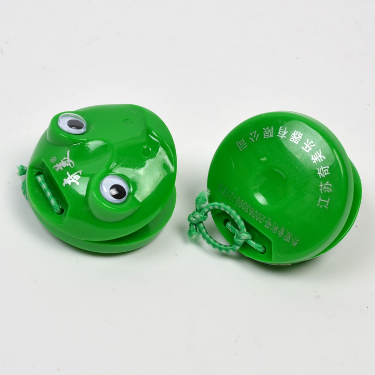 Castanets nhạc cụ Chimei ếch nhựa Bàn nhảy tròn Bàn tròn cho trẻ em nhạc cụ gõ Bộ đồ chơi Castanets - Đồ chơi nhạc cụ cho trẻ em đàn trẻ em giá rẻ