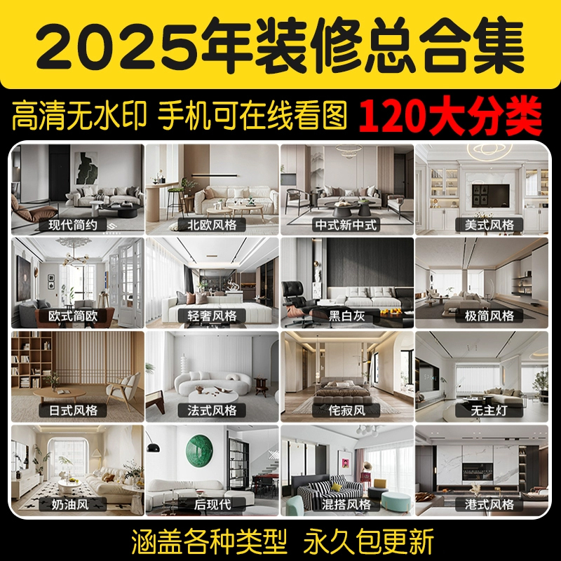 2025装修设计结局够�图纸家装房子三居室小户型房屋室内客厅一切部部屋信息