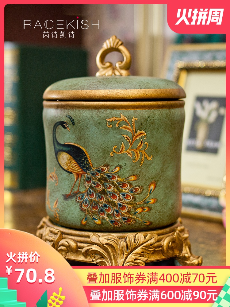 American ceramic storage tank creative wine Europe type restoring ancient ways to live in the sitting room porch place, household act the role ofing is tasted jewelry box