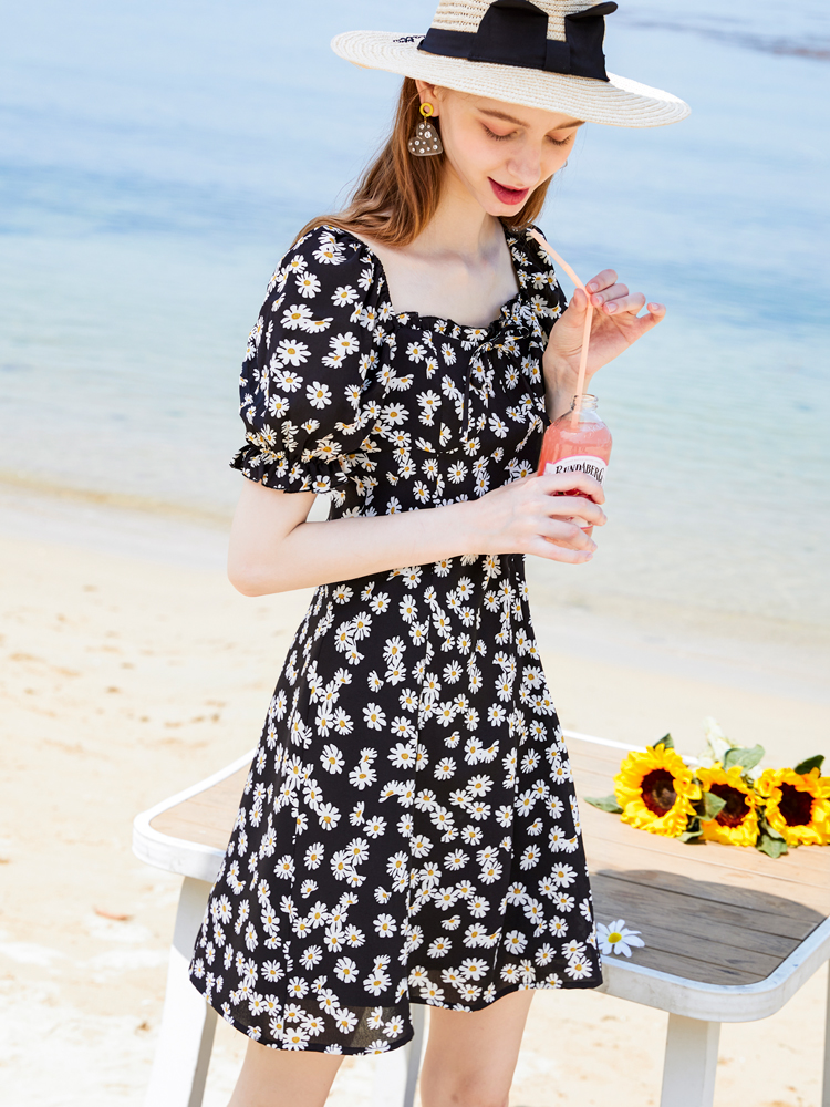 Robe été Mousseline de soie - Ref 3428894 Image 1