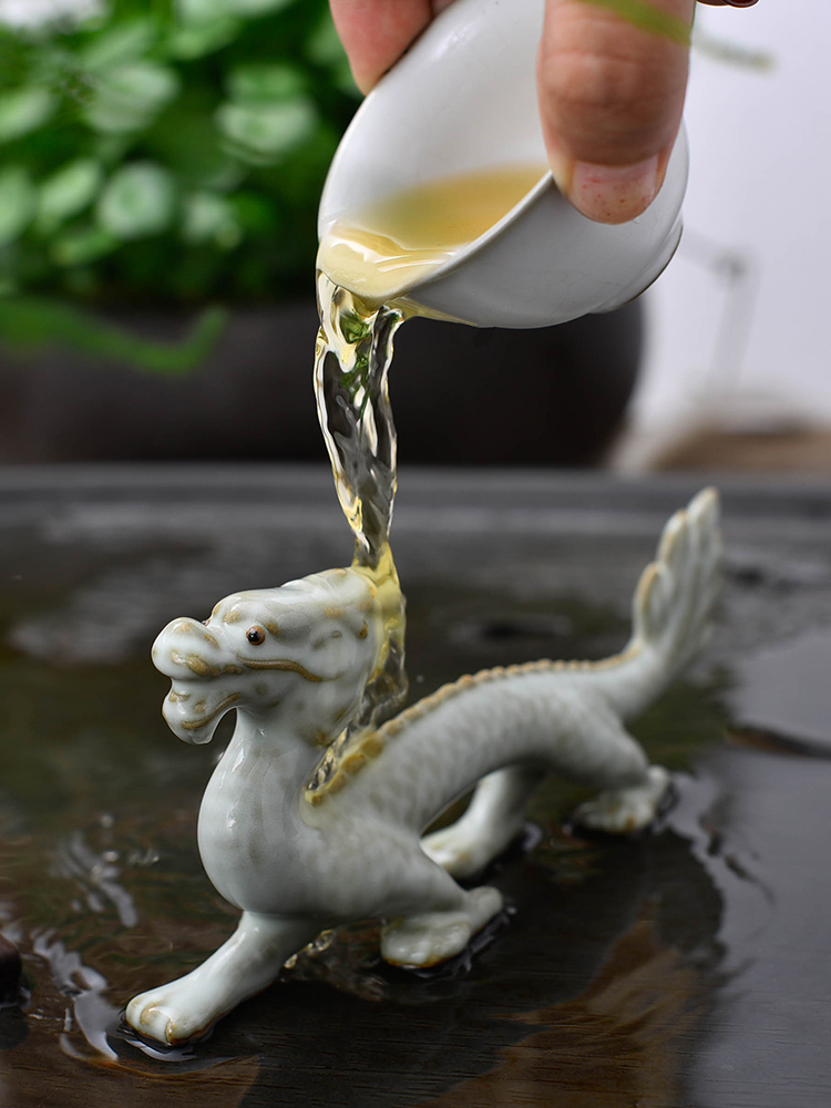 Your up spoil kung fu tea tea accessories ceramics beauty home furnishing articles play purple sand tea tea taking dragon world