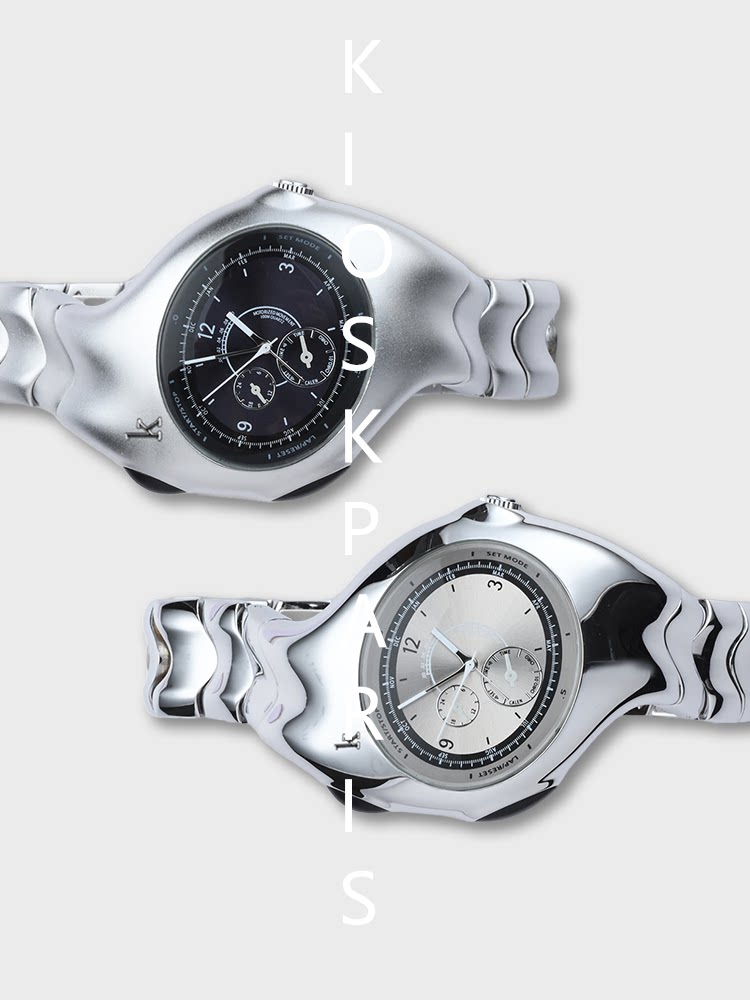 真实的!Kiosk异形手表扭曲原版Ch机械Y2K时尚覆古小众男孩礼物