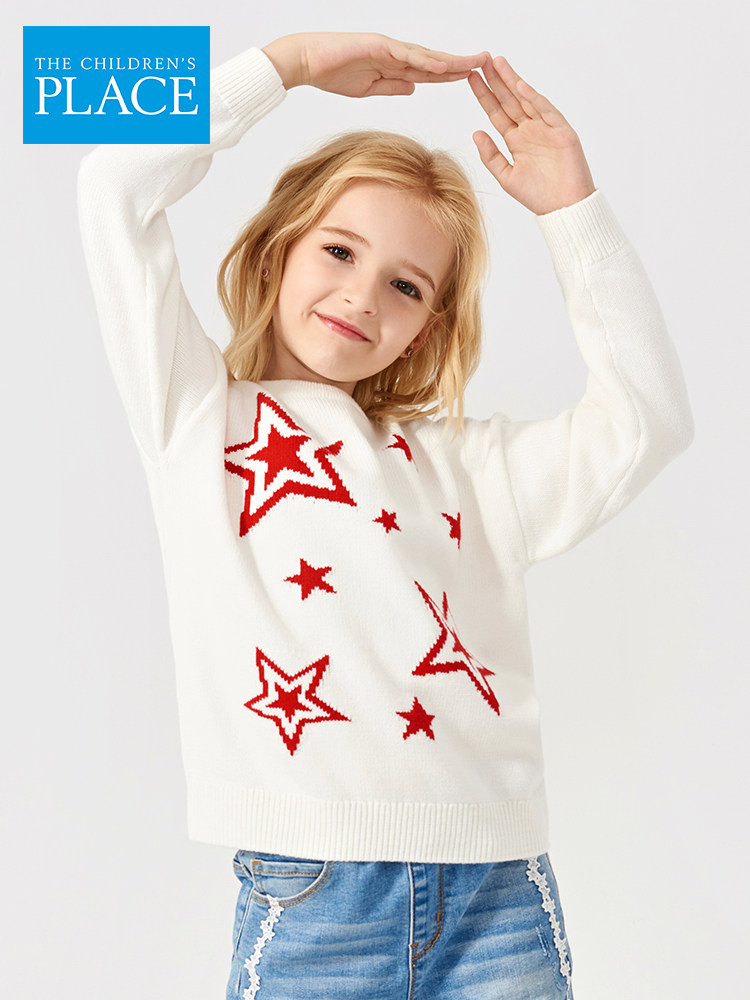 美国 The Children's Place 19年秋季新款 加厚保暖 男童毛衣针织衫 天猫优惠券折后￥79包邮（￥199-120）110~160码2色可选 女童款同价